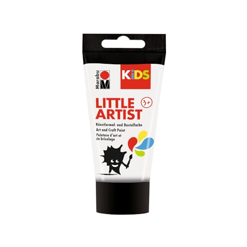 CREATIV DISCOUNT Kids Little Artist Mal- und Bastelfarbe, 75 ml, Weiß von CREATIV DISCOUNT
