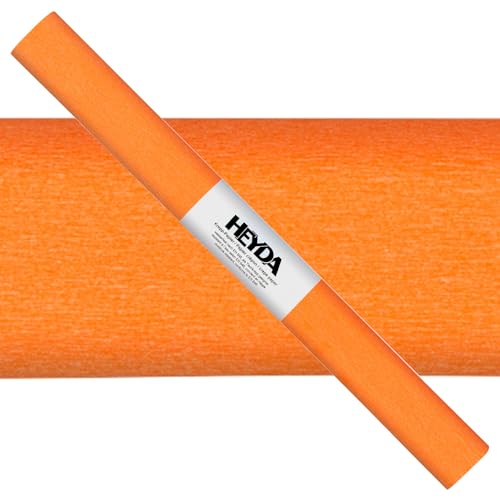 CREATIV DISCOUNT Krepp-Papier farbfest, 50 x 250 cm, 32 g/qm, 1 Rolle, Mandarine CREATIV DISCOUNT Krepp-Papier farbfest, 50 x 250 cm, 32 g/qm, 1 Rolle, Mandarine von CREATIV DISCOUNT