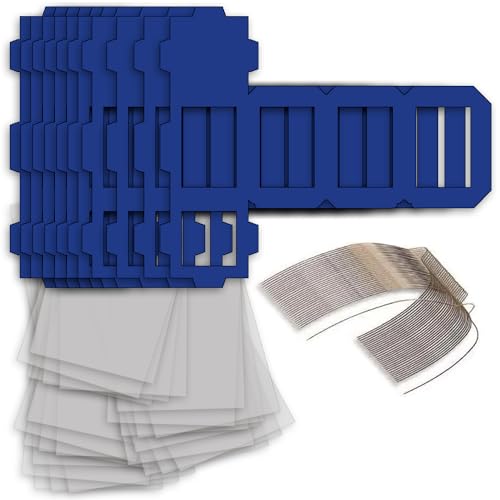 CREATIV DISCOUNT Laternen Bastelset für Eckige Laternen Blau, 10 Blaue Rohlinge, 10 Laternenbügel, 25 Bogen Transparentpapier 22x51 cm, Ideal für 10 Martinslaternen 13,5x13,5x18 cm CREATIV DISCOUNT Laternen Bastelset für Eckige Laternen Blau, 10 Blaue Rohlinge, 10 Laternenbügel, 25 Bogen Transparentpapier 22x51 cm, Ideal für 10 Martinslaternen 13,5x13,5x18 cm von CREATIV DISCOUNT