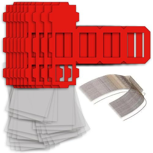 CREATIV DISCOUNT Laternen Bastelset für Eckige Laternen Rot, 10 rote Rohlinge, 10 Laternenbügel, 25 Bogen Transparentpapier 22x51 cm, Ideal für 10 Martinslaternen 13,5x13,5x18 cm CREATIV DISCOUNT Laternen Bastelset für Eckige Laternen Rot, 10 rote Rohlinge, 10 Laternenbügel, 25 Bogen Transparentpapier 22x51 cm, Ideal für 10 Martinslaternen 13,5x13,5x18 cm von CREATIV DISCOUNT
