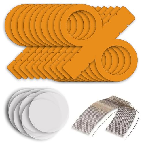 CREATIV DISCOUNT Laternen Bastelset für Orangene Laternen, 10 orangene Rohlinge, 20 runde Transparentpapierzuschnitte, 10 Laternenbügel, Ideal für 10 Martinslaternen CREATIV DISCOUNT Laternen Bastelset für Orangene Laternen, 10 orangene Rohlinge, 20 runde Transparentpapierzuschnitte, 10 Laternenbügel, Ideal für 10 Martinslaternen von CREATIV DISCOUNT