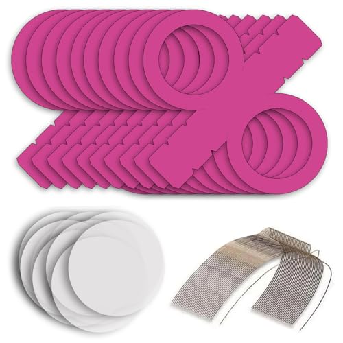 CREATIV DISCOUNT Laternen Bastelset für Pinke Laternen, 10 Pinke Rohlinge, 20 runde Transparentpapierzuschnitte, 10 Laternenbügel, Ideal für 10 Martinslaternen CREATIV DISCOUNT Laternen Bastelset für Pinke Laternen, 10 Pinke Rohlinge, 20 runde Transparentpapierzuschnitte, 10 Laternenbügel, Ideal für 10 Martinslaternen von CREATIV DISCOUNT