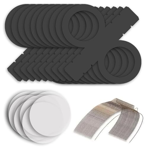 CREATIV DISCOUNT Laternen Bastelset für Schwarze Laternen, 10 Schwarze Rohlinge, 20 runde Transparentpapierzuschnitte, 10 Laternenbügel, Ideal für 10 Martinslaternen CREATIV DISCOUNT Laternen Bastelset für Schwarze Laternen, 10 Schwarze Rohlinge, 20 runde Transparentpapierzuschnitte, 10 Laternenbügel, Ideal für 10 Martinslaternen von CREATIV DISCOUNT
