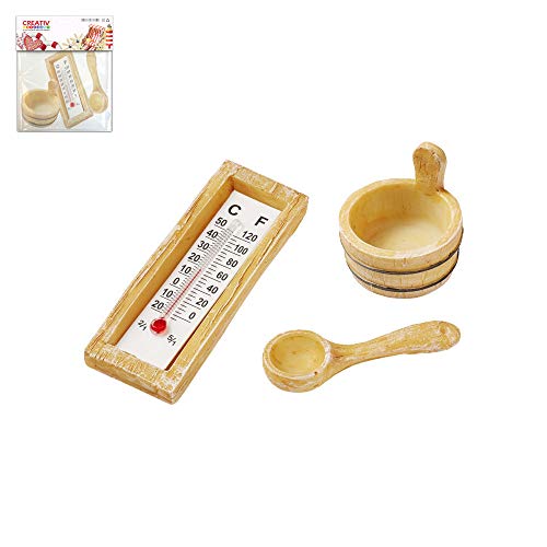 CREATIV DISCOUNT Mini-Sauna Zubehör, 3-6cm, 3-teilig CREATIV DISCOUNT Mini-Sauna Zubehör, 3-6cm, 3-teilig von CREATIV DISCOUNT