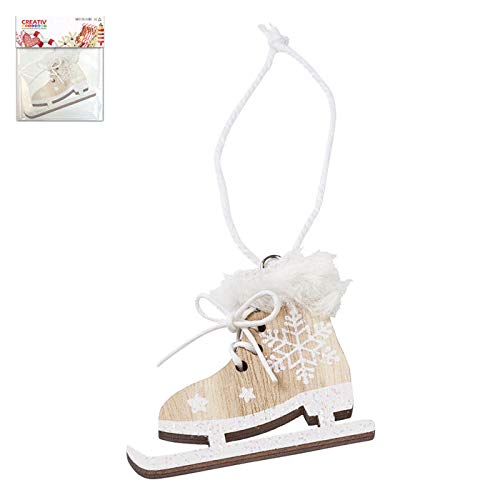 CREATIV DISCOUNT Mini-Schlittschuh verziert, 4 cm CREATIV DISCOUNT Mini-Schlittschuh verziert, 4 cm von CREATIV DISCOUNT