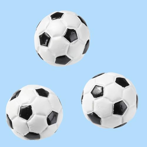 CREATIV DISCOUNT Miniatur-Fußball halb, 2 cm, Beutel mit 3 Stück CREATIV DISCOUNT Miniatur-Fußball halb, 2 cm, Beutel mit 3 Stück von CREATIV DISCOUNT