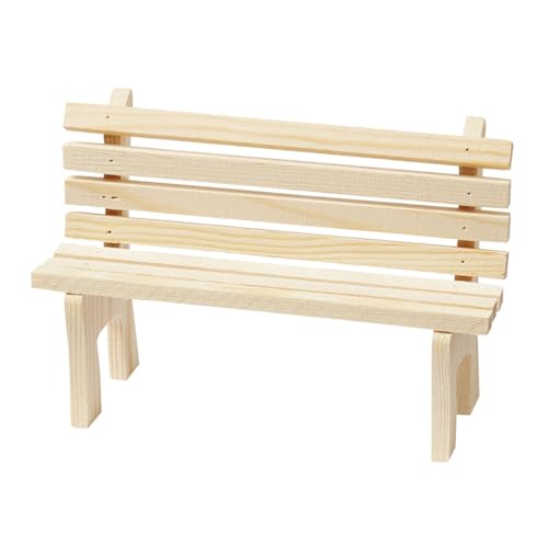 CREATIV DISCOUNT Miniatur-Holz-Bank, Größe 13 x 8,5 x 5 cm CREATIV DISCOUNT Miniatur-Holz-Bank, Größe 13 x 8,5 x 5 cm von CREATIV DISCOUNT