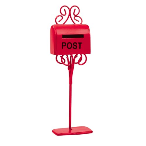 CREATIV DISCOUNT Miniatur-Mail-Box/Briefkasten, Größe ca. 11 cm, rot CREATIV DISCOUNT Miniatur-Mail-Box/Briefkasten, Größe ca. 11 cm, rot von CREATIV DISCOUNT
