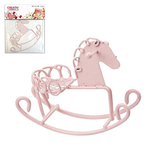 CREATIV DISCOUNT Miniatur-Schaukelpferd, 5,5cm, rosa CREATIV DISCOUNT Miniatur-Schaukelpferd, 5,5cm, rosa von CREATIV DISCOUNT