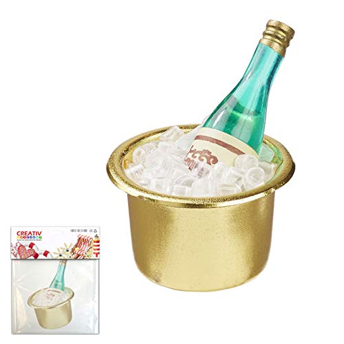 CREATIV DISCOUNT Miniatur Sektkühler mit Flasche, 3cm CREATIV DISCOUNT Miniatur Sektkühler mit Flasche, 3cm von CREATIV DISCOUNT