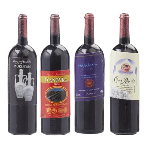 CREATIV DISCOUNT Miniatur-Wein-Flaschen, Größe ca. 4,5 cm, Beutel mit 4 Stück Sortiert CREATIV DISCOUNT Miniatur-Wein-Flaschen, Größe ca. 4,5 cm, Beutel mit 4 Stück Sortiert von CREATIV DISCOUNT