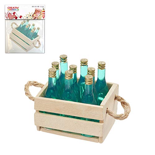CREATIV DISCOUNT Miniatur Weinkiste, Circa 4cm CREATIV DISCOUNT Miniatur Weinkiste, Circa 4cm von CREATIV DISCOUNT