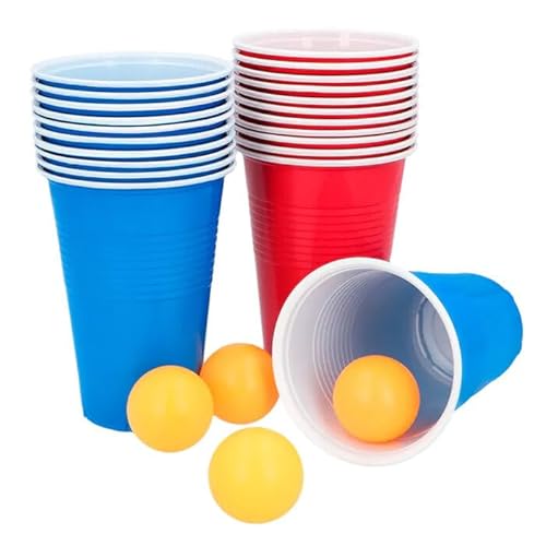 CREATIV DISCOUNT NEU Bierpong Set mit 22 Bechern und 4 Bällen CREATIV DISCOUNT NEU Bierpong Set mit 22 Bechern und 4 Bällen von CREATIV DISCOUNT
