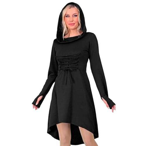 CREATIV DISCOUNT NEU Damen-Kostüm Kapuzenkleid, schwarz, mit Schnüroptik, Gr. L CREATIV DISCOUNT NEU Damen-Kostüm Kapuzenkleid, schwarz, mit Schnüroptik, Gr. L von CREATIV DISCOUNT