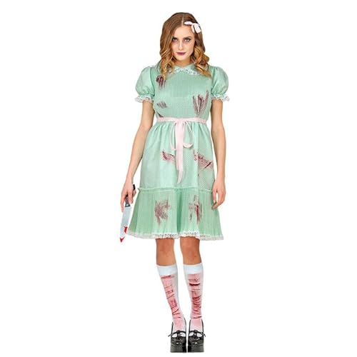 CREATIV DISCOUNT NEU Damen-Kostüm Killerpuppe, mit Kleid, Gürtel und Strümpfen, Gr. XL von CREATIV DISCOUNT