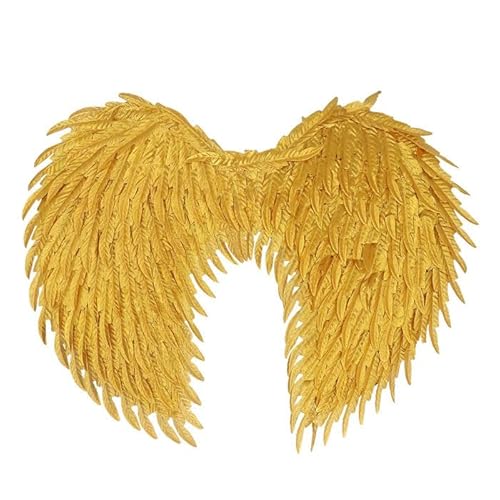 CREATIV DISCOUNT NEU Engelsflügel glänzend, 40x55cm, gold von CREATIV DISCOUNT