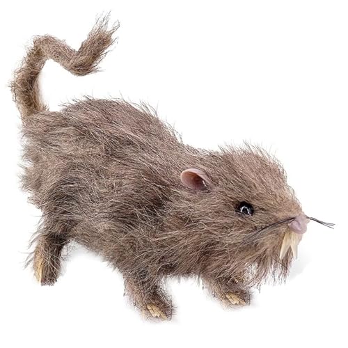 CREATIV DISCOUNT NEU Halloween-Deko-Figur haarige Ratte, 21cm von CREATIV DISCOUNT