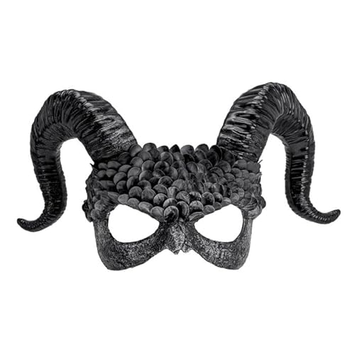 CREATIV DISCOUNT NEU Halloween-Maske schwarzer Dämon CREATIV DISCOUNT NEU Halloween-Maske schwarzer Dämon von CREATIV DISCOUNT