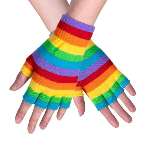 CREATIV DISCOUNT NEU Handschuhe Regenbogen, fingerlos CREATIV DISCOUNT NEU Handschuhe Regenbogen, fingerlos von CREATIV DISCOUNT