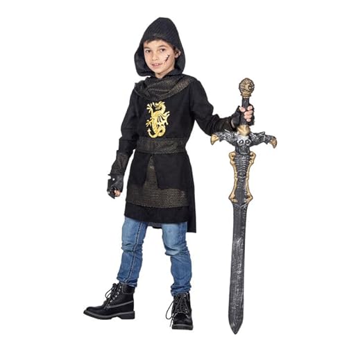CREATIV DISCOUNT NEU Kinder-Kostüm Ritter mit Kapuze, schwarz-gold, Gr. 164 CREATIV DISCOUNT NEU Kinder-Kostüm Ritter mit Kapuze, schwarz-gold, Gr. 164 von CREATIV DISCOUNT