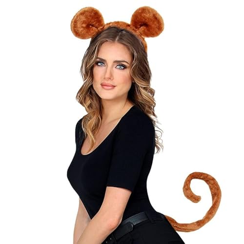CREATIV DISCOUNT NEU Kostüm-Zubehör Set Affe, mit Ohren auf Haarreif und Schwanz CREATIV DISCOUNT NEU Kostüm-Zubehör Set Affe, mit Ohren auf Haarreif und Schwanz von CREATIV DISCOUNT