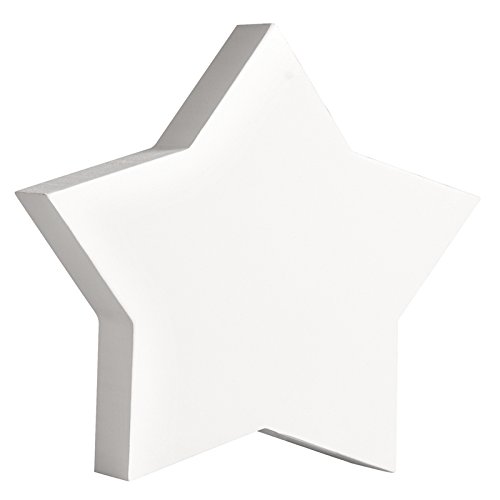 CREATIV DISCOUNT NEU MDF-Symbol Stern, weiß, 11 cm, Stärke: 2 cm CREATIV DISCOUNT NEU MDF-Symbol Stern, weiß, 11 cm, Stärke: 2 cm von CREATIV DISCOUNT