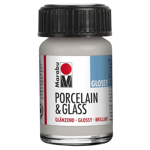CREATIV DISCOUNT Porzellan- / Keramik- / Glasmalfarbe Glossy/Glänzend, 15 ml, Metallic-Silber CREATIV DISCOUNT Porzellan- / Keramik- / Glasmalfarbe Glossy/Glänzend, 15 ml, Metallic-Silber von CREATIV DISCOUNT