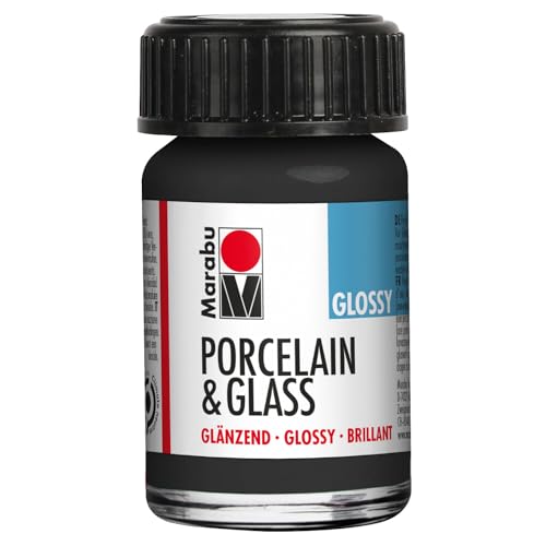 CREATIV DISCOUNT Porzellan- / Keramik- / Glasmalfarbe Glossy/Glänzend, 15 ml, Schwarz CREATIV DISCOUNT Porzellan- / Keramik- / Glasmalfarbe Glossy/Glänzend, 15 ml, Schwarz von CREATIV DISCOUNT