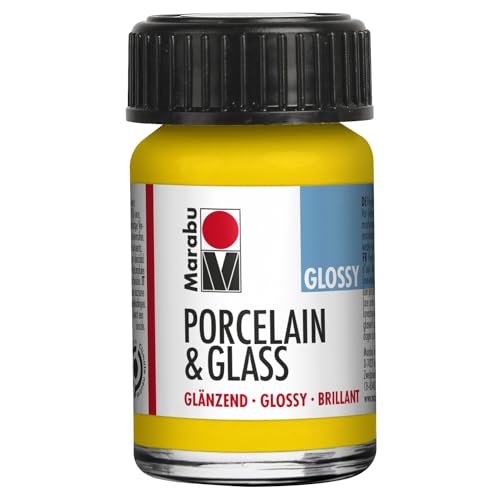 CREATIV DISCOUNT Porzellan- / Keramik- / Glasmalfarbe Glossy/Glänzend, 15 ml, Sonnengelb CREATIV DISCOUNT Porzellan- / Keramik- / Glasmalfarbe Glossy/Glänzend, 15 ml, Sonnengelb von CREATIV DISCOUNT