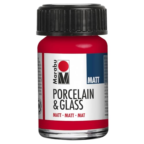 CREATIV DISCOUNT Porzellan- / Keramik- / Glasmalfarbe Matt, 15 ml, Kirsche CREATIV DISCOUNT Porzellan- / Keramik- / Glasmalfarbe Matt, 15 ml, Kirsche von CREATIV DISCOUNT