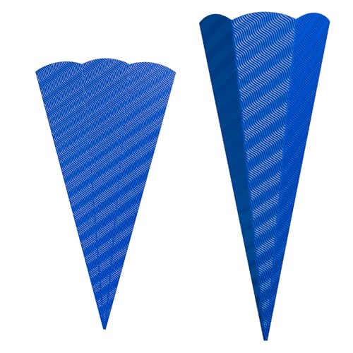 CREATIV DISCOUNT Schultüte aus 3D-Welle zum Stecken, 68cm, 1 Stück, blau CREATIV DISCOUNT Schultüte aus 3D-Welle zum Stecken, 68cm, 1 Stück, blau von CREATIV DISCOUNT