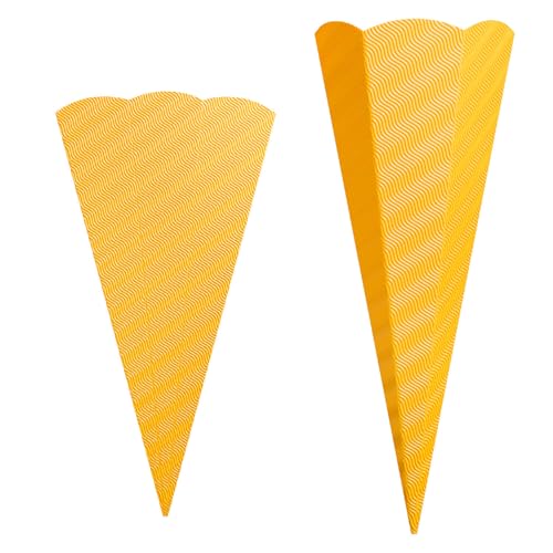 CREATIV DISCOUNT Schultüte aus 3D-Welle zum Stecken, 68cm, 1 Stück, gelb CREATIV DISCOUNT Schultüte aus 3D-Welle zum Stecken, 68cm, 1 Stück, gelb von CREATIV DISCOUNT