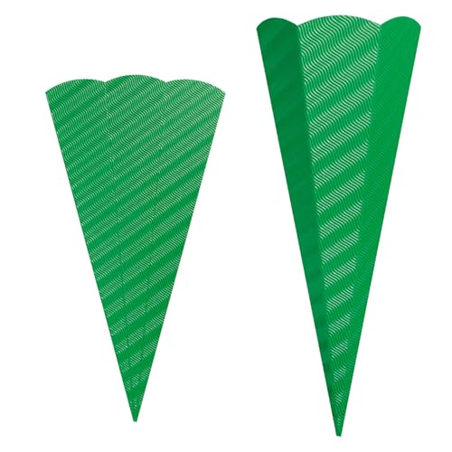 CREATIV DISCOUNT Schultüte aus 3D-Welle zum Stecken, 68cm, 1 Stück, grün CREATIV DISCOUNT Schultüte aus 3D-Welle zum Stecken, 68cm, 1 Stück, grün von CREATIV DISCOUNT