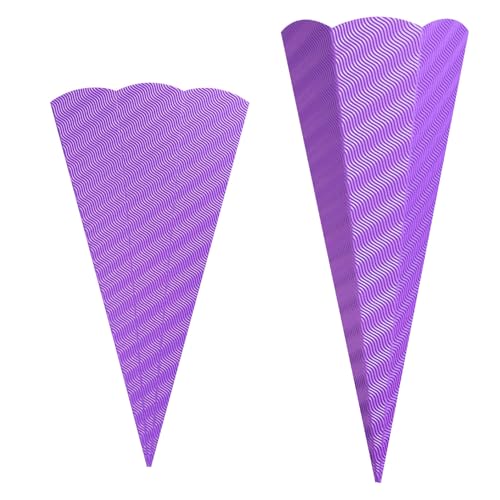 CREATIV DISCOUNT Schultüte aus 3D-Welle zum Stecken, 68cm, 1 Stück, lila CREATIV DISCOUNT Schultüte aus 3D-Welle zum Stecken, 68cm, 1 Stück, lila von CREATIV DISCOUNT