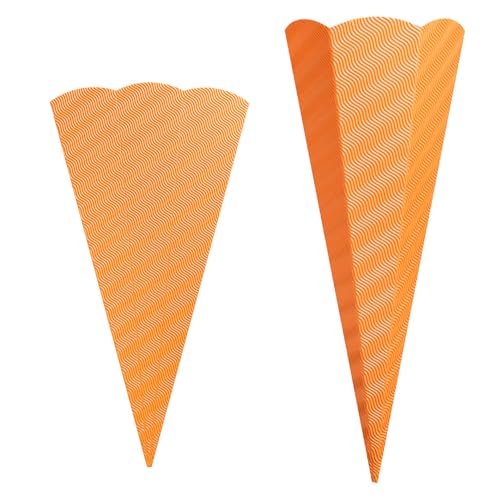 CREATIV DISCOUNT Schultüte aus 3D-Welle zum Stecken, 68cm, 1 Stück, orange CREATIV DISCOUNT Schultüte aus 3D-Welle zum Stecken, 68cm, 1 Stück, orange von CREATIV DISCOUNT