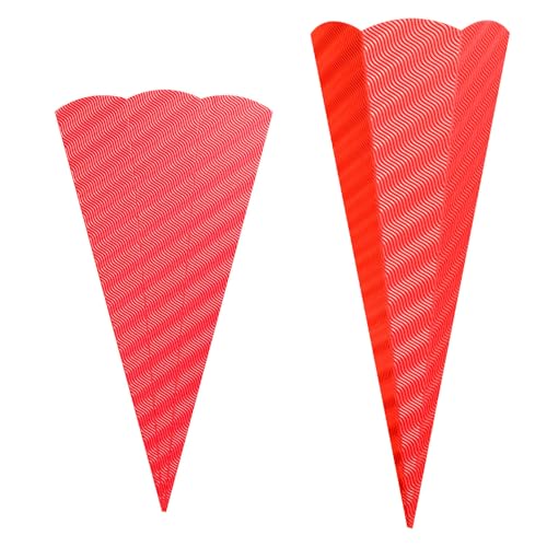 CREATIV DISCOUNT Schultüte aus 3D-Welle zum Stecken, 68cm, 1 Stück, rot CREATIV DISCOUNT Schultüte aus 3D-Welle zum Stecken, 68cm, 1 Stück, rot von CREATIV DISCOUNT