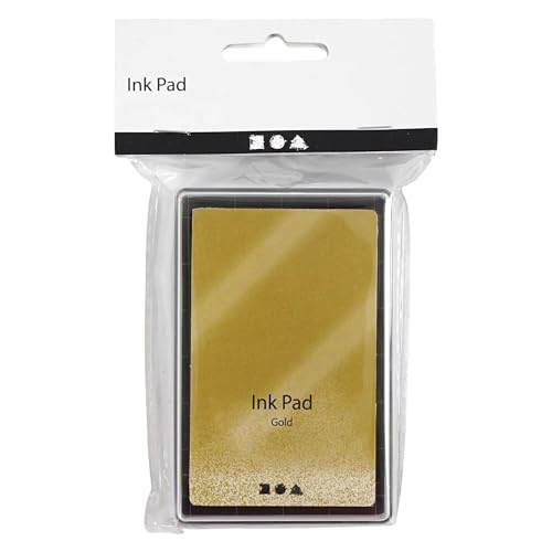 CREATIV DISCOUNT Stempelkissen, Gold, H 2 cm, Größe 9x6 cm, 1 STK. CREATIV DISCOUNT Stempelkissen, Gold, H 2 cm, Größe 9x6 cm, 1 STK. von CREATIV DISCOUNT