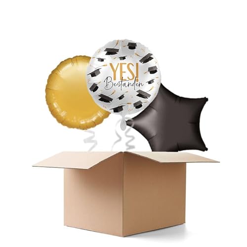 NEU Ballongrüße YES! Bestanden, 3 Ballons NEU Ballongrüße YES! Bestanden, 3 Ballons von CREATIV DISCOUNT