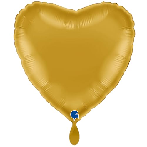 NEU Folienballon Herzballon, ca. 43cm, unifarben, altgold NEU Folienballon Herzballon, ca. 43cm, unifarben, altgold von CREATIV DISCOUNT