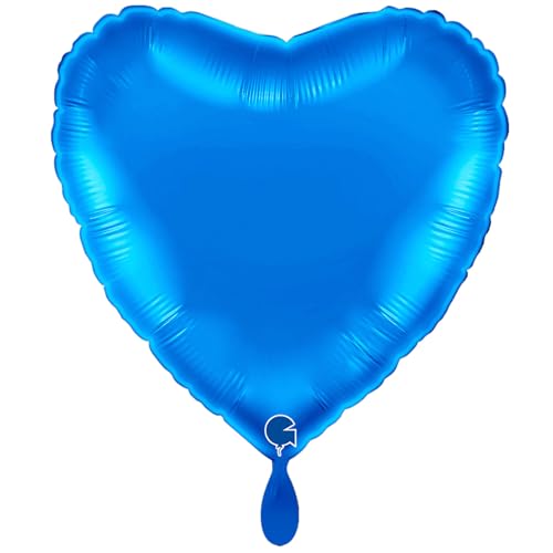 NEU Folienballon Herzballon, ca. 43cm, unifarben, blau NEU Folienballon Herzballon, ca. 43cm, unifarben, blau von CREATIV DISCOUNT