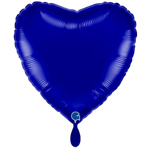 NEU Folienballon Herzballon, ca. 43cm, unifarben, dunkelblau NEU Folienballon Herzballon, ca. 43cm, unifarben, dunkelblau von CREATIV DISCOUNT