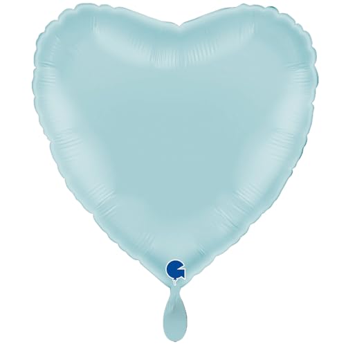 NEU Folienballon Herzballon, ca. 43cm, unifarben, hellblau NEU Folienballon Herzballon, ca. 43cm, unifarben, hellblau von CREATIV DISCOUNT