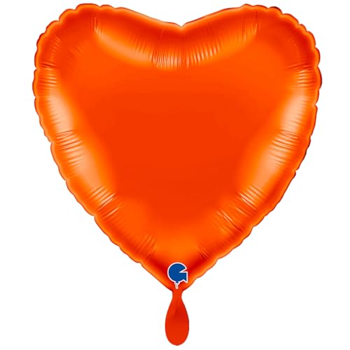 NEU Folienballon Herzballon, ca. 43cm, unifarben, orange NEU Folienballon Herzballon, ca. 43cm, unifarben, orange von CREATIV DISCOUNT