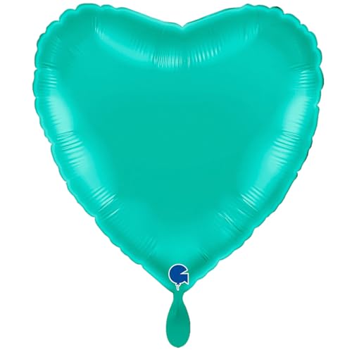 NEU Folienballon Herzballon, ca. 43cm, unifarben, türkis NEU Folienballon Herzballon, ca. 43cm, unifarben, türkis von CREATIV DISCOUNT