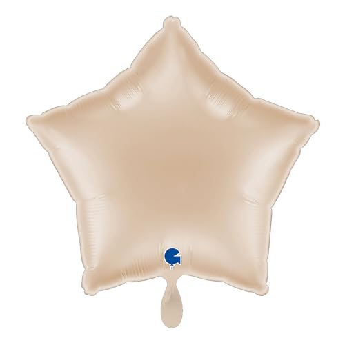 NEU Folienballon Stern, ca. 42x40cm, unifarben, creme NEU Folienballon Stern, ca. 42x40cm, unifarben, creme von CREATIV DISCOUNT