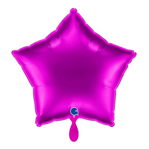 NEU Folienballon Stern, ca. 42x40cm, unifarben, lila von CREATIV DISCOUNT