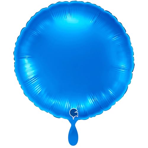 NEU Folienballon rund, ca. 38cm, unifarben, blau NEU Folienballon rund, ca. 38cm, unifarben, blau von CREATIV DISCOUNT