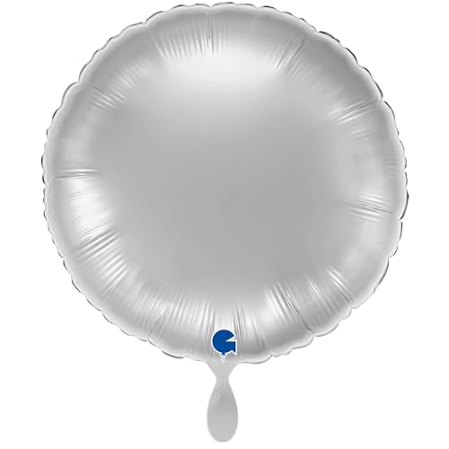 NEU Folienballon rund, ca. 38cm, unifarben, silber NEU Folienballon rund, ca. 38cm, unifarben, silber von CREATIV DISCOUNT