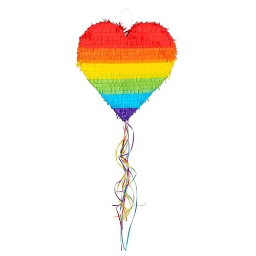 NEU Pinata Regenbogen-Herz, zum Ziehen, 37x36x7cm NEU Pinata Regenbogen-Herz, zum Ziehen, 37x36x7cm von CREATIV DISCOUNT