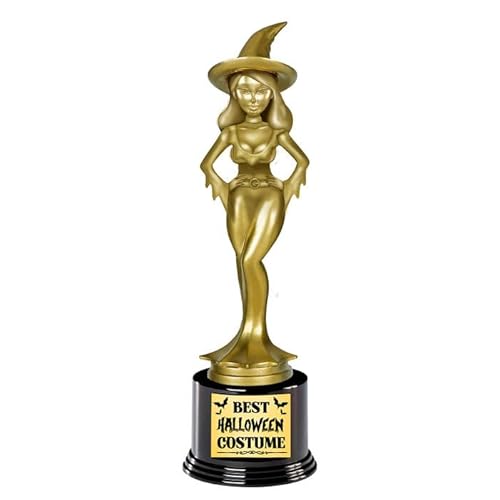 NEU Pokal / Trophäe Bestes Halloween Kostüm Hexe, ca. 22cm von CREATIV DISCOUNT